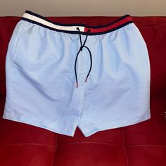 Bnwt Never Used 2 Front Pockets 1 Back Pocket Tommy Hilfiger White Casual Shorts, Tommy Hilfiger Blue Shorts, Tommy Hilfiger Summer Shorts With Pockets, Tommy Hilfiger Blue Short-length Bottoms, Tommy Hilfiger Shorts With Pockets For Summer, Tommy Hilfiger Blue Short Length Bottoms, Tommy Hilfiger Summer Bottoms With Pockets, White Cotton Tommy Hilfiger Bottoms, Tommy Hilfiger White Cotton Bottoms