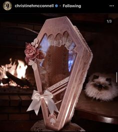 Coffin Diy, Alfred Gilbert, Gift Box Tutorial, Coffin Decor, Gothic Bedroom, All Things, Coffin Box, Cute Furniture