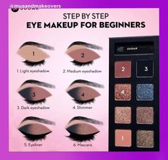 Step By Step Eye Makeup, Eye Makeup For Beginners, Girl Eye Makeup, Dark Skin Makeup Tutorial, Skin Tone Makeup, Makeup For Black Skin