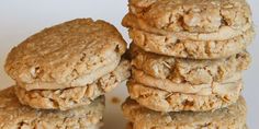 several cookies stacked on top of each other