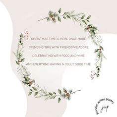 Christmas is a time to celebrate with the family we love and the friends we adore. Good food, great company and joyful moments make it truly special.​​​​​​​​​

#jenniferwritespoetry #poems #poetry #christmastime #familytime #holidaytraditions #poetrycommunity #christmaspoetry #familymoments #festivespirit #christmasjoy #holidayseason"