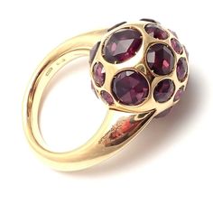 Pomellato Harem 18k Rose Gold Rhodolite Garnet Ring Box/Papers  Metal: 18k Rose Gold  Size: 6.5  Weight: 19.8 grams  Stones: Rhodolite Garnet  Hallmarks: Pomellato 750 P600019533 8396ordd  Dimensions reference the ring size and are not specific to the ring itself. Pomellato Ring, Rhodolite Garnet Ring, Vintage Designer Jewelry, Garnet Ring, Rhodolite Garnet, Garnet Rings, Ring Box, 18k Rose Gold, Rose Gold Ring