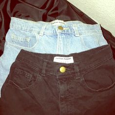 Price Is For Both. Rare Aa Denim Shorts In Good/Excellent Condition. Sizes 29 & 28/29. Black Denim Short: Size: 28/29 | In Excellent Condition Light Blue Denim Short: Size: 29 | In Good Condition American Apparel Shorts, Blue Denim Shorts, Light Blue Denim, Black Denim Shorts, Blue Shorts, Black Shorts, American Apparel, Black Denim, Blue Gold