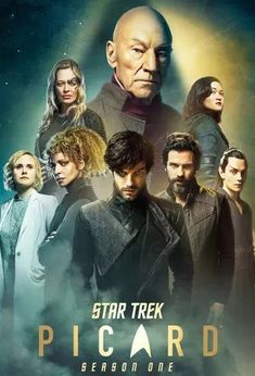 the poster for star trek picard starring actors from all over the world in their own space