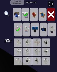 the screenshot shows different types of objects and numbers on each side of the screen