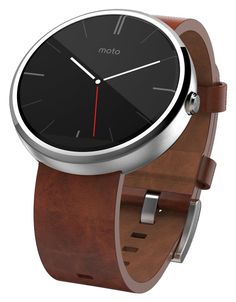 Moto 360 with Cognac Leather Band- Moto 360 is a modern timepiece powered by Android Wear. Comfortable, familiar, and crafted with the finest materials, Moto 360 keeps you up to date without taking you away from the moment. Glance at your wrist to see updates or just speak to get the info you need. Because it's time a watch told you more than just the time. Horween Leather, Wearable Tech, Sports Accessories, Rolex Datejust, Sport Watches, Fitness Tracker, Grey Leather, Samsung Gear Watch