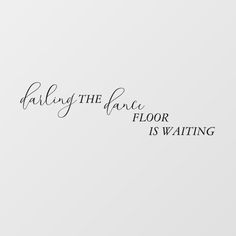 a white wall with the words falling the floor is waiting