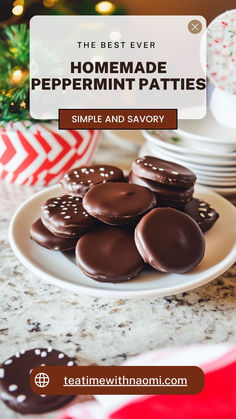 Treat yourself to the best homemade peppermint patties! These creamy, dreamy mint-filled chocolates are simple to make and even more satisfying to eat. Whether you’re prepping for the holidays or just craving a minty sweet treat, this recipe will deliver! Wrap them up for a thoughtful gift or keep them all for yourself—you deserve it.
🎁 Who would love to get these as a gift? Save this recipe and start making memories!
#ChocolateLovers #HolidayBaking #PeppermintTreats #DessertRecipes #DIYGifts Peppermint Patty Recipe, Homemade Peppermint Patties, Peppermint Treats, Mint Desserts, Homemade Candy, Festive Desserts, Almond Bark, Peppermint Patties, Homemade Candies