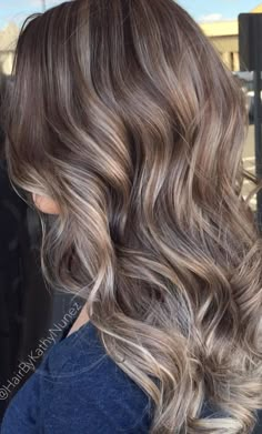 Iced Latte Hair Color, Bronde Haircolor Winter, Adding Lowlights To Highlighted Hair, Soft Brown Hair With Highlights, Pixie Hair Color, Ash Balayage, Brown Ombre Hair, Hair Color Light Brown