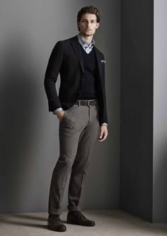 Business Casual Attire For Men, Mens Fashion Business Casual, Mens Fashion Smart, Hipster Mens Fashion, Mens Winter Fashion