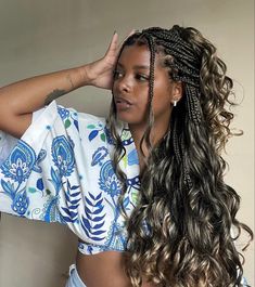 📷: 0trancaafro French Curl Braids Hairstyles, Faux Loc, Big Box Braids Hairstyles, Goddess Braids Hairstyles, Box Braids Hairstyles For Black Women