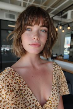 37 Short Bobs With Bangs Hairstyles for the Ultimate Effortless and Stylish Look Bob For Straight Hair