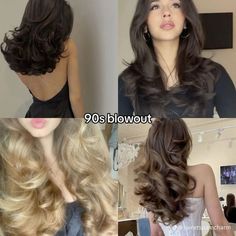 Wavy Hair Styles Long, Pretty Hair Cuts, Hair Inspiration Long, Hairstyles For Layered Hair, Hair Stylies, Shiny Hair, Dream Hair, Hairstyles Haircuts, Aesthetic Hair