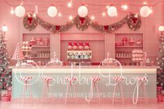 Pink Peppermint Christmas Diner Fabric Backdrop-Fabric Photography Backdrop-Snobby Drops Fabric Backdrops for Photography, Exclusive Designs by Tara Mapes Photography, Enchanted Eye Creations by Tara Mapes, photography backgrounds, photography backdrops, fast shipping, US backdrops, cheap photography backdrops Pink Peppermint Christmas, Live Background, Festive Backdrop, Christmas Diner, Christmas Boutique, Pink Peppermint, Live Backgrounds, Cake Smash Backdrop, Peppermint Christmas