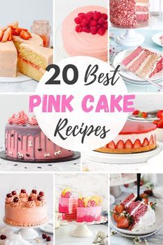 Birthday Cake For Women Pink, Pink Cake Recipe, Pink Cake Ideas, Pink Layer Cake, Pink Cakes, Birthday Cake Decorating Ideas, Uk Recipes, Cupcakes Recipes, Truck Cakes