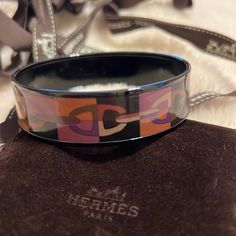 Authentic Hermes Bangle Bracelet Is In Great Condition Hermes Bangle, Hermes Jewelry, Hermes Paris, Black Orange, Bangle Bracelet, Womens Jewelry Bracelets, Orange Black, Bangle Bracelets, Bangles