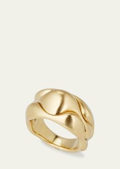 Find VRAM Yellow Gold Cayrn Ring on Editorialist. Vram ring from the Cayrn Collection Approx. ring size: 6.5 18-karat yellow gold Made in the USA Unique Yellow Gold Wide Band Open Ring, Unique Yellow Gold Dome Ring With Polished Finish, Yellow Gold Rings With Polished Finish, Unique Yellow Gold Rings With Polished Finish, Unique Yellow Gold Open Ring, Unique Yellow Gold Ring, Coil Ring, Natural Emerald Rings, Emerald Ring Gold