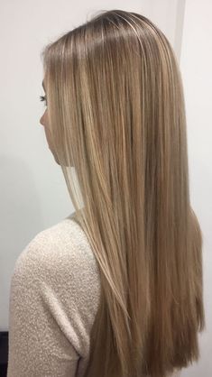 Dirty Blonde Hair With Highlights, Rambut Brunette, Silky Smooth Hair, Shadow Root, Light Blonde Hair, Honey Blonde Hair