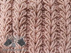 a close up view of the crochet stitchs on a knitted sweater