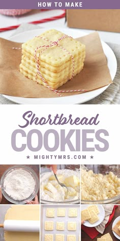 How to Make 3-Ingredient Shortbread Cookies Shortbread Cookie Recipe Christmas, School Snacks Ideas, Cookie Recipe Christmas, Quick And Easy Treats, Chocolate Cookie Recipes Easy, Easy Shortbread Cookie Recipe, Whipped Shortbread, Shortbread Cookies Easy