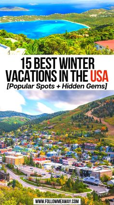 the top 10 best winter vacation spots in the usa, popular spots and hidden gems