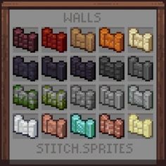 an image of some different items in minecraft