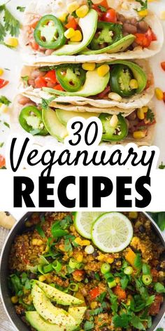 the ultimate guide to 30 vegan - friendly vegetarian recipes that are easy and delicious