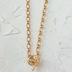 Our blank chain measures 30-33 inches when worn long and 16-18 inches when doubled around your neck. Add this perfect link chain to your cart and then select all your CHARMS from our "StoryTelling" Collection We cannot wait to see the story you tell! Oval Link Toggle Necklace Gift, Gift Toggle Necklace With Delicate Chain, Delicate Chain Link Toggle Necklace For Gift, Gold-tone Toggle Chain Link Necklace With Lobster Clasp, Gold-tone Toggle Necklace With Cable Chain, Vintage Style Chunky Chain Necklace As Gift, Vintage Chunky Chain Necklace As Gift, Metal Link Charm Necklace With Adjustable Chain, Metal Toggle Necklace With Lobster Clasp And Oval Link