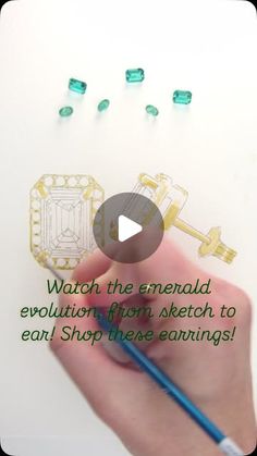 Vintage Magnality Fine Jewelry on Instagram: "🎄🎁🕎Shop now for holiday delivery! Watch from sketch to paint to ear! Gorgeous Emerald & Diamond Earrings perfect for gift giving!
•
•
•
•
•
#emerald #maybirthstone #birthstonejewelry #diamondearrings #birthstone #emeralds #earrings #studs #lakeforest #chicago #jewelry #holidaygifts #xmas #giftsforher #giftguideforher #jewelrygifts #sparkle #bling #blingbling #bossbabe" Emerald Diamond Earrings, Earrings Studs, Emerald Diamond, Boss Babe, Birthstone Jewelry, Birthstone, Gemstone Jewelry, Diamond Earrings, Holiday Gifts