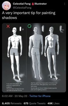 an info sheet shows how to use the app for drawing male body and torsos