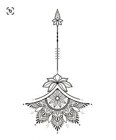 a black and white drawing of a chandelier hanging from the ceiling with leaves on it