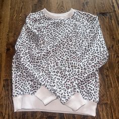 Never Worn. Tags Are Not On It. Print Sweater, Print Sweatshirt, Christmas List, Cheetah Print, Victoria’s Secret, Sweat Shirt, Scoop Neck, Outfit Ideas, Victoria's Secret