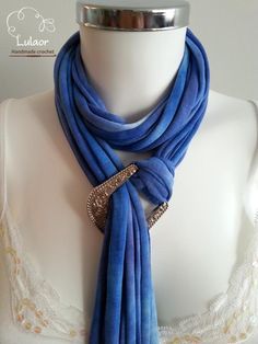 T-shirt scarf T-shirt necklace by Lulaor on Etsy Pinterest T Shirt