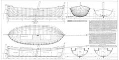 the plans for a boat that is being built