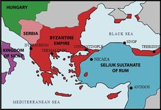 a map of the ottoman empire showing its major cities and their territorial boundaries, as well as some important points of interest