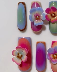 Diy Nails Tutorial, Shopping Pictures, Colour Combo, Acrylic Flowers, Acrylic Nails Coffin, So In Love, Nail Tutorials, Mani Pedi