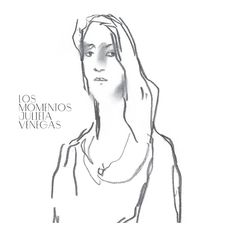 a drawing of a woman's face with the words los mouninos de julia vingas