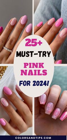 Refresh your nails with stunning pink designs for 2024! Check out the best light, trendy, and barbie ideas in pretty styles. Perfect for nails in neon, light, and hot pink in square, almond, coffin, or round shapes. Get inspired by every season's hottest pink nail art both in acrylic and gel. Don’t miss these nail inspiration pics. Pinky nails, Barbie nails, light pink nails, short summer nails, vacation nails, hot pink with chrome nails, neon nails, summer nail sets, valentine's day nails Vacation Nails Hot Pink, Shape For Short Nails, Pink With Chrome Nails, Chrome Nails Neon, Light Pink Nails Short, Nails For All Seasons, Summer Nail Sets, Pink With Chrome, Pink Nails Short