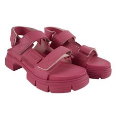 1” Lug Sole Never Worn. Ganni Pink Boots, Hot Pink Sandals, Pink Sandals, Lug Sole, Women's Shoes Sandals, Hot Pink, Shoes Sandals, Women Shoes, Sandals