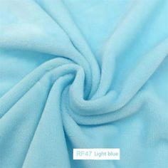 the light blue fabric is very soft