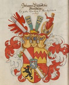 an image of a coat of arms on a book