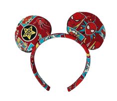 The Mickey Mouse headband fits most people's head sizes. Recommended for ages 3+ You can quickly find your family among many people because it's much more noticeable Red Themed Costume Accessories For Gifts, Themed Red Costume Accessories For Gift, Red Themed Costume Accessories For Gift, Themed Red Costume Accessories As Gift, Whimsical Adjustable Costume Accessories, Novelty Costume Accessories As A Gift, Novelty Costume Accessories As Gift, Novelty Adjustable Costume Accessories As Gift, Themed Adjustable Hair Accessories For Gifts