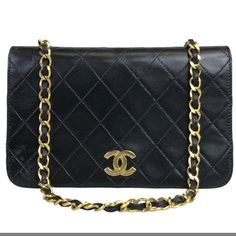 Authentic Vintage Chanel Bag Size: Approx. 19cm Wide, 12cm Long, 5cm Deep In Preloved Condition Slight Color Repair At The Front (See Pictures) Please Check Pictures Carefully For Condition Of The Bag. My Personal Collection And Letting This One Go As Im More Into Crossbody Bags Now. No Dustbag Or Box. High-end Gold Flap Bag For Formal Occasions, Designer Gold Flap Bag For Formal Occasions, Classic Gold Flap Bag For Evening, Timeless Gold Flap Bag For Formal Occasions, Classic Gold Flap Bag For Formal Occasions, Vintage Rectangular Flap Bag For Evening, Vintage Black Bag For Everyday Luxury, Vintage Evening Flap Bag Rectangular, Vintage Rectangular Evening Flap Bag