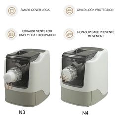 the instructions for how to use an electric toothbrush dispenser with nozzles