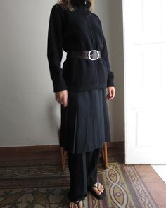 100% wool zipper | SOLD leather belt | SOLD midi skirt | fits s | 300DKK pants | size 36 | 350DKK Wool Midi Pleated Skirt, Relaxed Midi-length Pleated Skirt With Lining, Luxury Black Midi-length Pleated Skirt, Skirt Fits, Leather Belt, Midi Skirt, Zipper, Wool, Pants