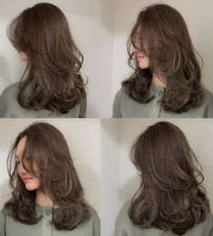 Corte de cabelo borboleta saltitante com camadas intermediárias Haircuts For Medium Length Hair Layered, Butterfly Hairstyle, Easy Short Haircuts, Butterfly Haircut, Longer Pixie Haircut, Haircuts For Medium Length Hair, Thick Wavy Hair