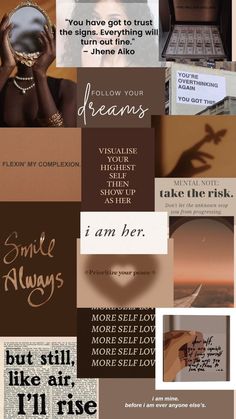 Beautiful brown motivating women empowerment wallpaper
#beautiful #brown #motivation #wallpaper #brown #goals #visionboard Empowerment Wallpaper, Christmas Wallpaper Iphone, Brown Aesthetic Wallpaper, Vision Board Examples, Board Wallpaper, Positive Quotes Wallpaper, Motivation Wallpaper, Affirmation Board, Christian Quotes Wallpaper