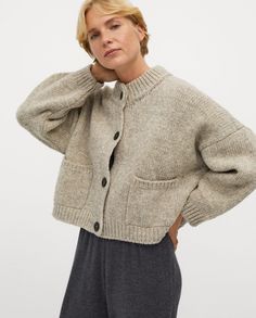 Timeless Knitwear, Autumn Cardigan, Northern Spain, Cardigan With Pockets, About Animals, Cardigan Pattern, A Hug, Knitting Inspiration, Wool Cardigan