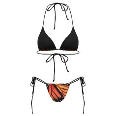 The Butterfly Print Bikini Set offers a colorful butterfly wing design. The adjustable string ties and triangle top provide a stylish and customizable fit. Size:• S: Bust: 81-86cm/ 31.9-33.9 in, Waist: 61-66cm/ 24.0-26.0 in, Hips: 86-91cm/ 33.9-35.8 in• M: Bust: 87-91cm/ 34.3-35.8 in, Waist: 67-71cm/ 26.4-27.9 in, Hips: 92-96cm/ 36.2-37.8 in• L: Bust: 92-96cm/ 36.2-37.8 in, Waist: 72-76cm/ 28.3-29.9 in, Hips: 97-101cm/ 38.2-39.8 in Material: Polyester Butterfly Wing Design, Vintage Butterfly Print, Wing Design, Jeans Outfit Summer, Crop Top Dress, Colorful Butterfly, Summer Jeans, Wings Design, Butterfly Wing