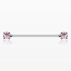 a pair of pink stone barbells on a white background with the word love written in